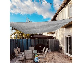 Dripex Waterdicht Zonnescherm Zeil 4x6m Polyester - 54% Korting!