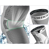 NEENCA Kniebandages XL Grijs - 28% Korting op Kniepijn Verlichting