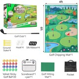 Golf Chipping Mat Groen (180x120cm) met Ballen & Scorebord - 29% Korting