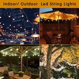 6x G40 LED Filament Lampen 1W E27 Warm Wit - 26% Korting!