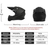 Motorcrosshelm Zwart XL - 34% Korting! ECE 22.06 Goedgekeurd