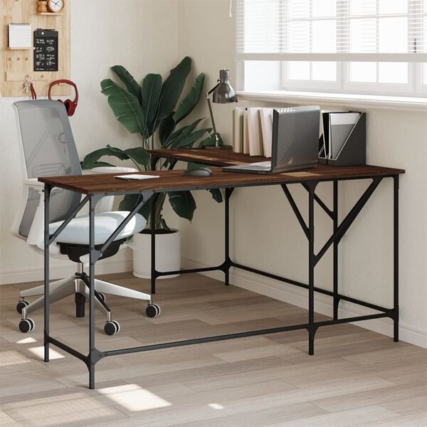 vidaXL L-Bureau Eikenkleur (149x149x75 cm) - 29% Korting!