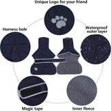 Geyecete Winterjas Greyhounds Marineblauw - 28% Korting - Maat L