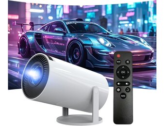 Draagbare Mini Beamer - Android 13, WiFi 6, 4K Ondersteuning - 29% Korting