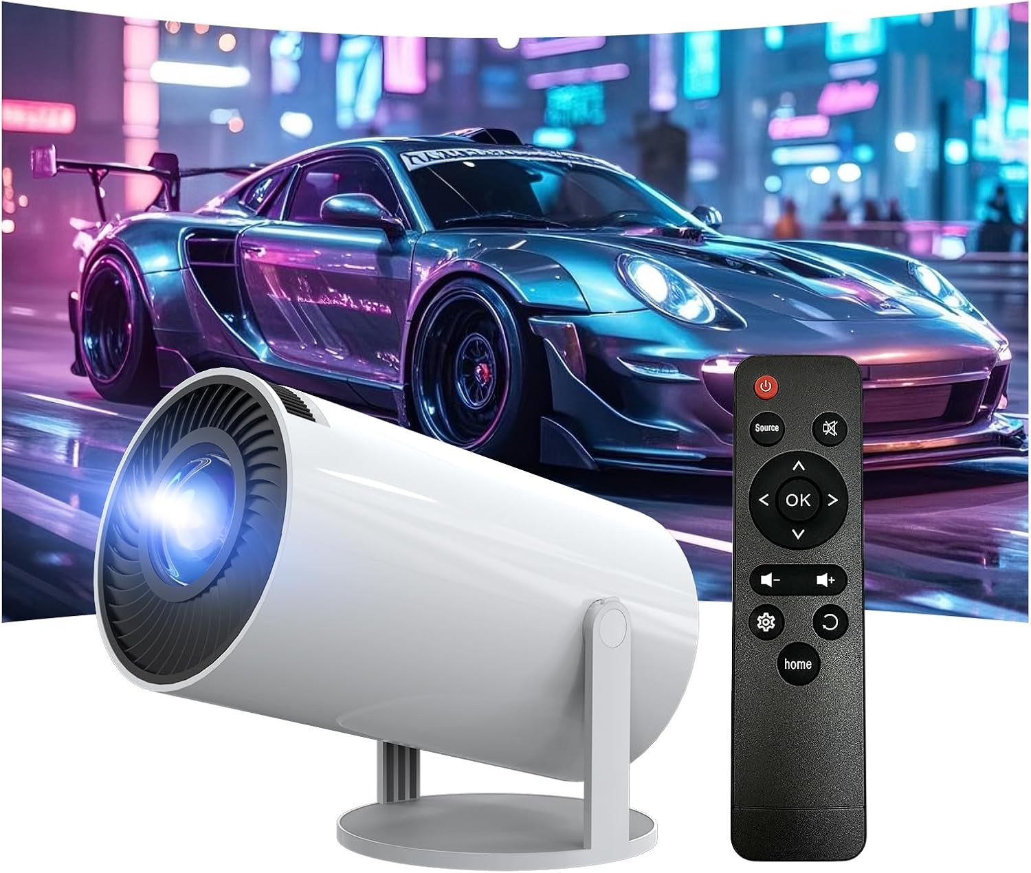 Draagbare Mini Beamer - Android 13, WiFi 6, 4K Ondersteuning - 29% Korting