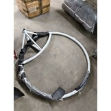Dubbele Hangstoel Wit met Frame - 60% Korting