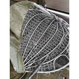 Dubbele Hangstoel Wit met Frame - 60% Korting