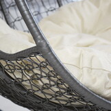 Dubbele Hangstoel Wit met Frame - 60% Korting