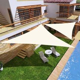 Schaduwdoek Driehoek 5x5x5m | Waterdicht | UV-werend | Nu -34%