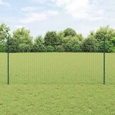 vidaXL Hekpalen (22 stuks) - Groen Staal 120 cm - 34% Korting