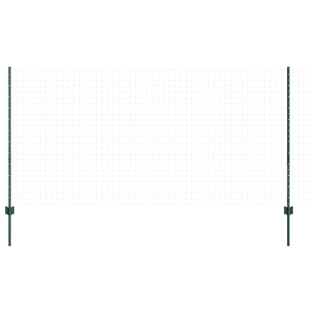 vidaXL Hekpalen (22 stuks) - Groen Staal 120 cm - 34% Korting