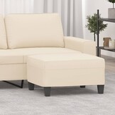 Voetenbank 70x55x41 cm Microvezel Beige - 34% Korting!