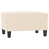 Voetenbank 70x55x41 cm Microvezel Beige - 34% Korting!