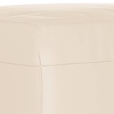 Voetenbank 70x55x41 cm Microvezel Beige - 34% Korting!