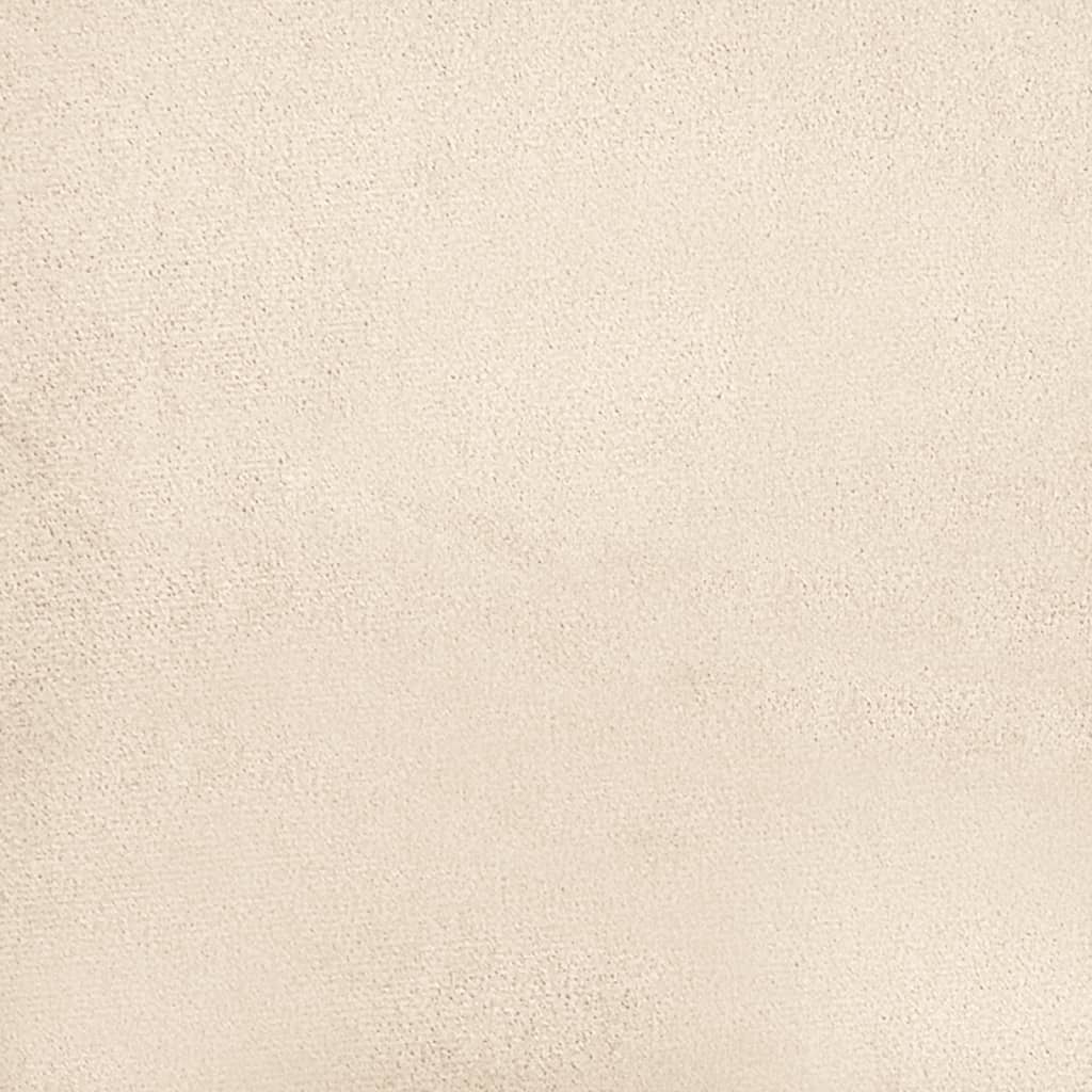 Voetenbank 70x55x41 cm Microvezel Beige - 34% Korting!