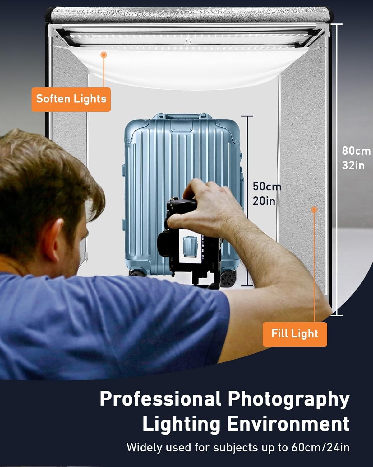 Fotostudio Tent 80x80cm - 54% Korting!