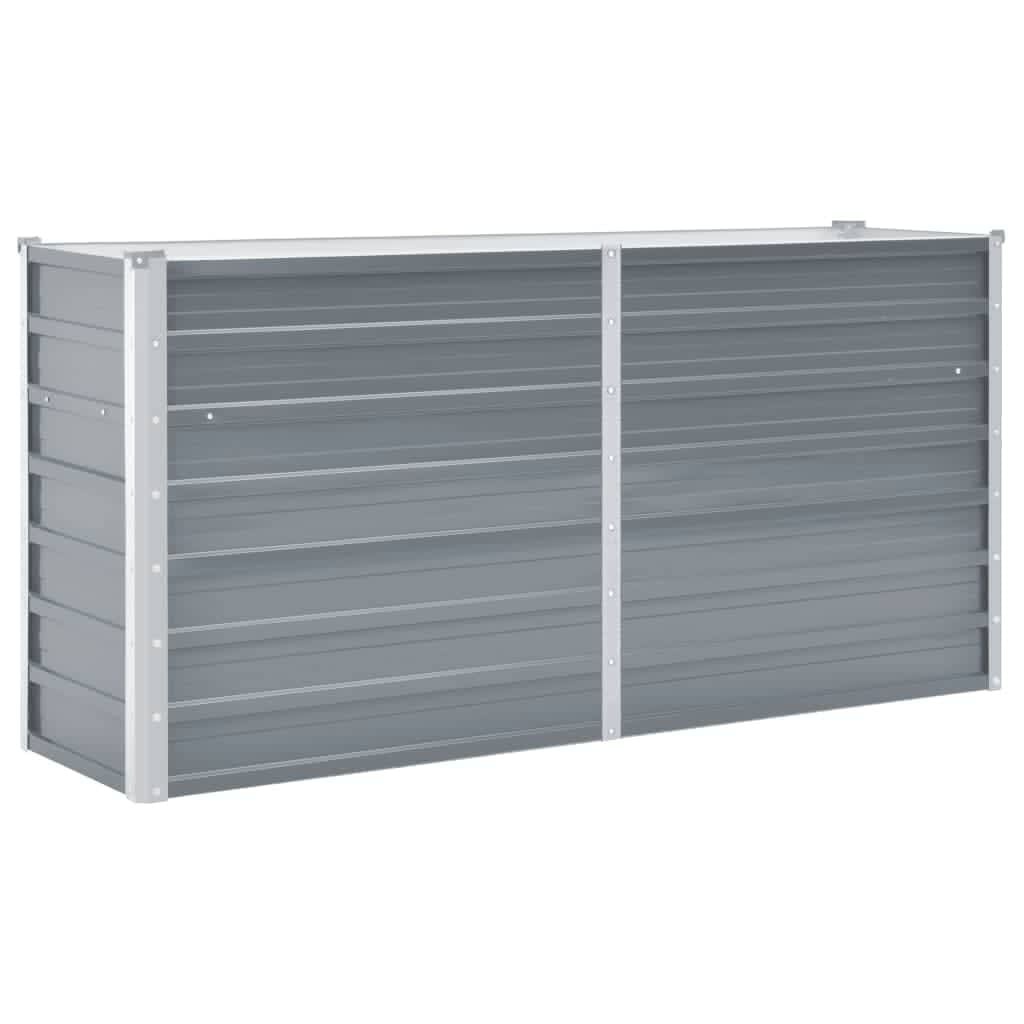 Verhoogde Plantenbak 160x40x77 cm Gegalvaniseerd Staal - 42% Korting!