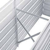 Verhoogde Plantenbak 160x40x77 cm Gegalvaniseerd Staal - 42% Korting!