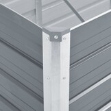 Verhoogde Plantenbak 160x40x77 cm Gegalvaniseerd Staal - 42% Korting!