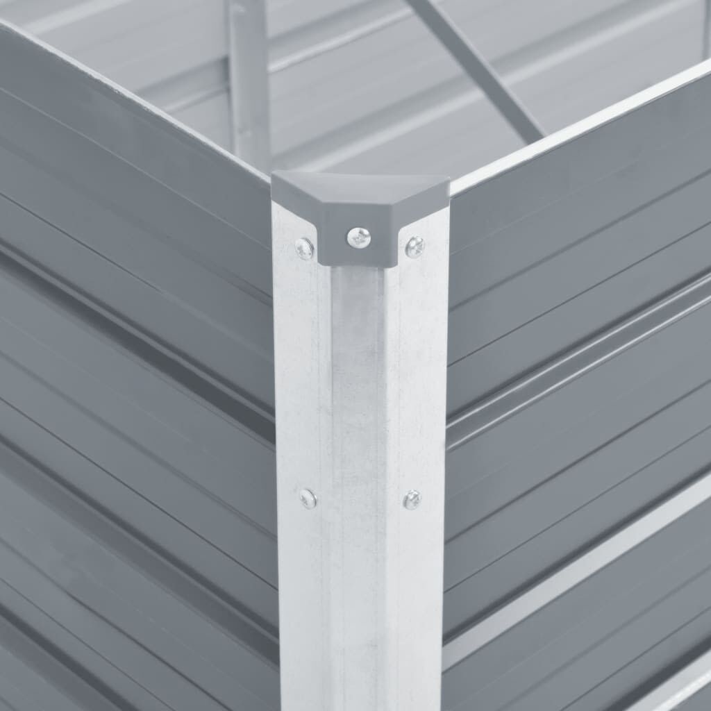 Verhoogde Plantenbak 160x40x77 cm Gegalvaniseerd Staal - 42% Korting!