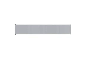 Uittrekbaar Tuinscherm Grijs 117x600cm | 60% Korting