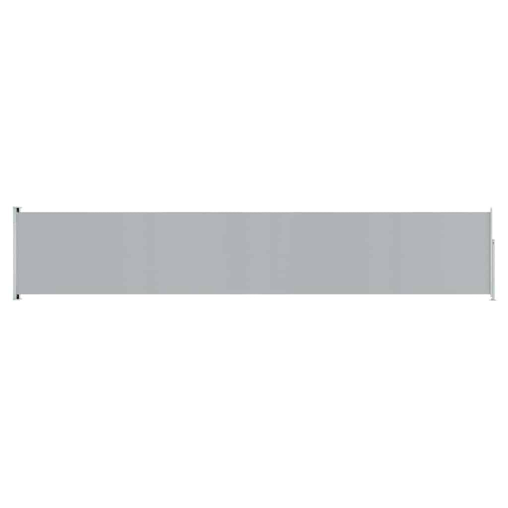Uittrekbaar Tuinscherm 117x600cm Grijs - 34% Korting!
