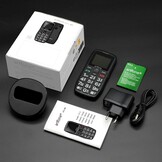 artfone Senior ontgrendeld mobiele telefoon met grote knoppen, SOS-knop, hoog volume, 1400mAh batterij, FM-radio, oplaadstation, 4G mobiele telefoon voor senioren C1 LTE Senior