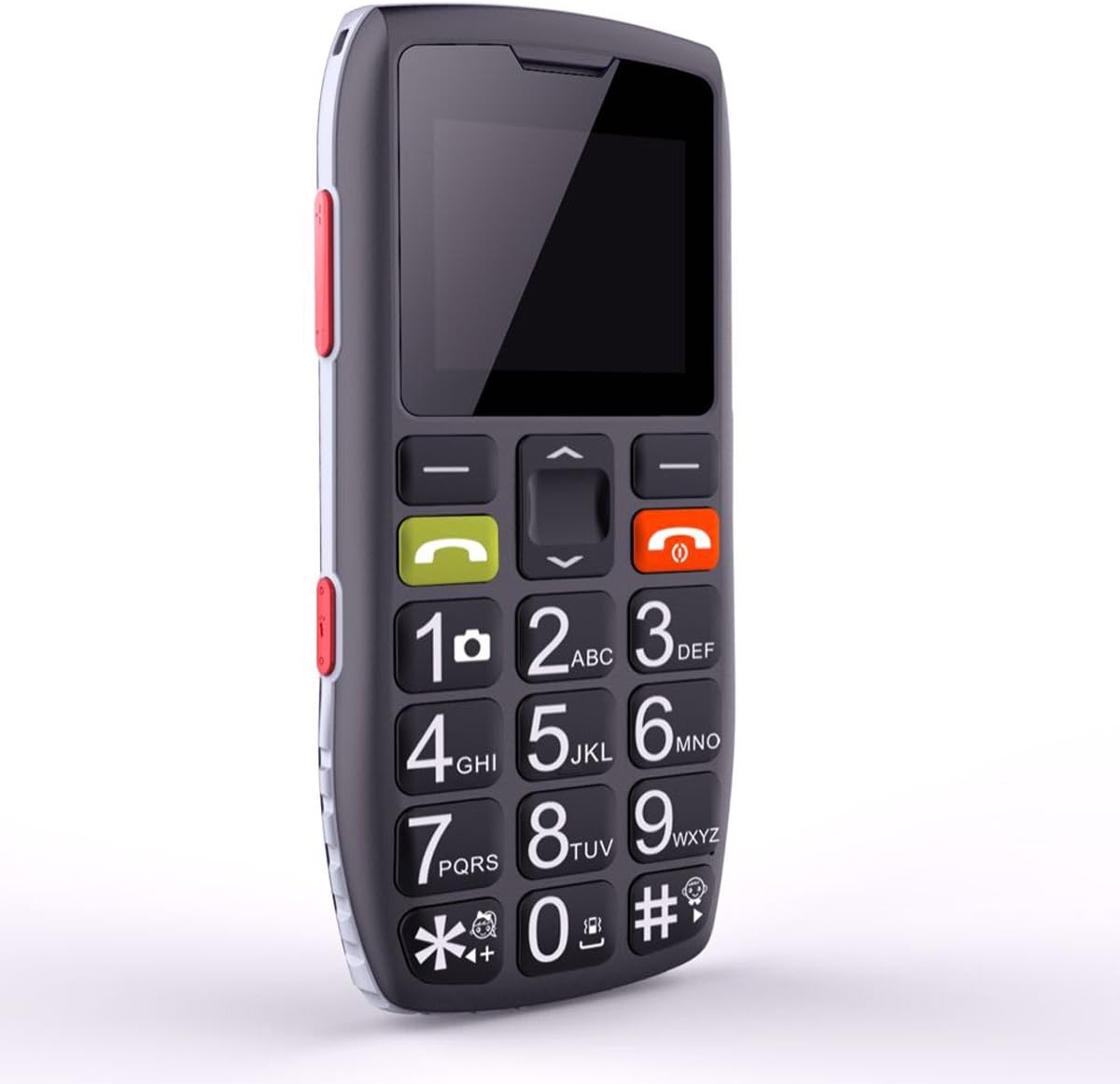 artfone Senior ontgrendeld mobiele telefoon met grote knoppen, SOS-knop, hoog volume, 1400mAh batterij, FM-radio, oplaadstation, 4G mobiele telefoon voor senioren C1 LTE Senior