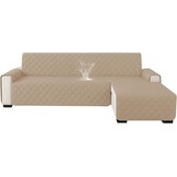 Geretourneerde Hoekbankhoes L-vormig 210cm Khaki - 33% Korting!