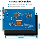 ELECROW 7" Touchscreen Monitor: 34% Korting!