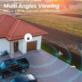 Draadloze Buitencamera 2K met Zonnepaneel & 360° PTZ - 29% Korting