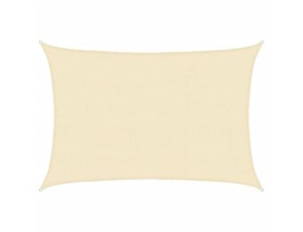 VidaXL Zonnezeil Crème 5x6m - Nu 29% Korting!