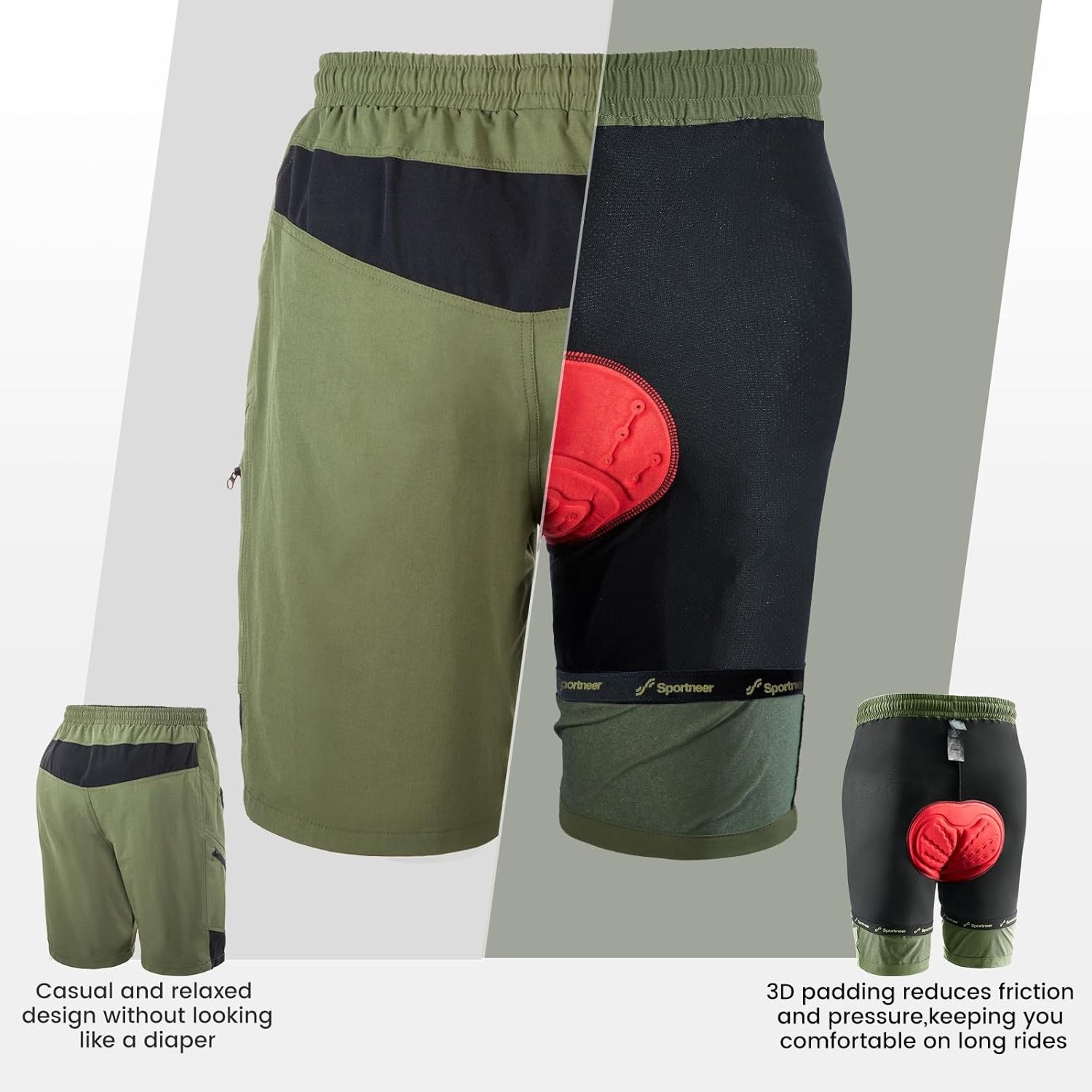 MTB Fietsbroek Heren 33% Korting - Ademend & Comfortabel