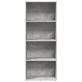 VidaXL Boekenkast Betongrijs - 60x30x152 cm - 34% Korting