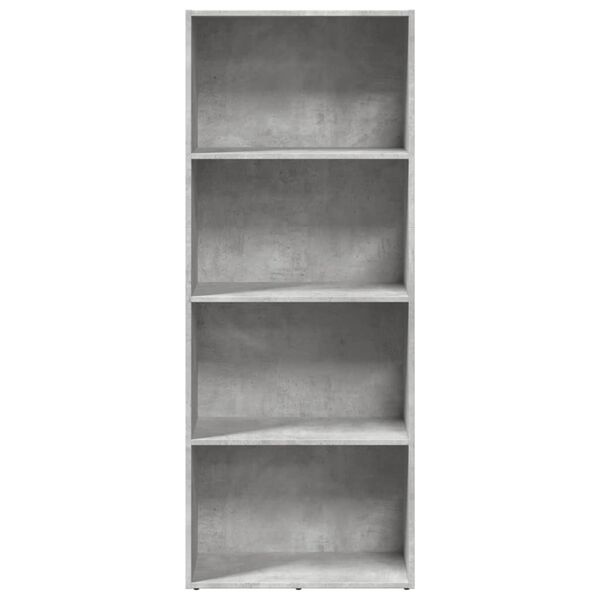 VidaXL Boekenkast Betongrijs - 60x30x152 cm - 34% Korting