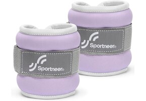 Sportneer Enkel-/Armgewichten Lila 2x3kg - 28% Korting!