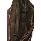 LEABAGS Lederen Laptoptas - Vintage Look - 35% Korting