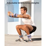 Sportneer Enkel-/Armgewichten Lila 2x3kg - 28% Korting!