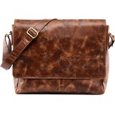 LEABAGS Lederen Laptoptas - Vintage Look - 35% Korting