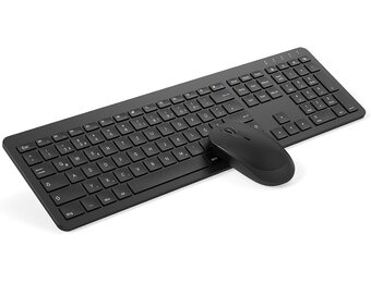 Seenda Ergonomisch Draadloos Toetsenbord & Muis Set (Zwart, QWERTZ) - 29% Korting!