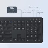 Seenda Ergonomisch Draadloos Toetsenbord & Muis Set (Zwart, QWERTZ) - 29% Korting!