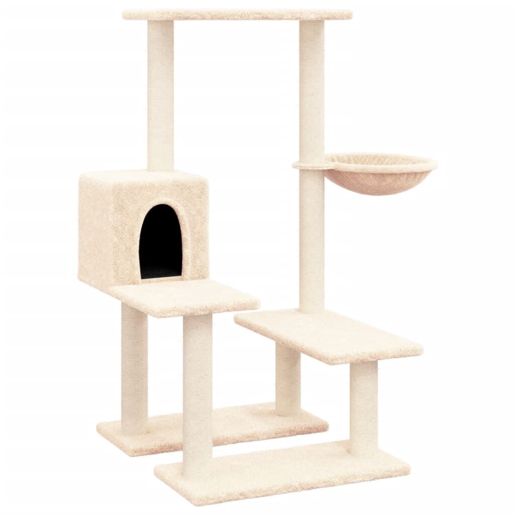 vidaXL Kattenmeubel met Sisal Krabpalen - 94,5 cm Crème (57% Korting)
