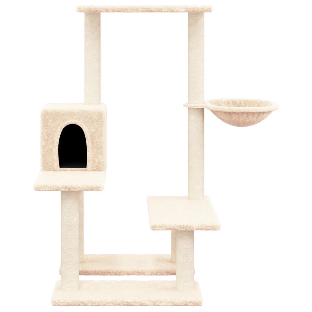 vidaXL Kattenmeubel met Sisal Krabpalen - 94,5 cm Crème (57% Korting)