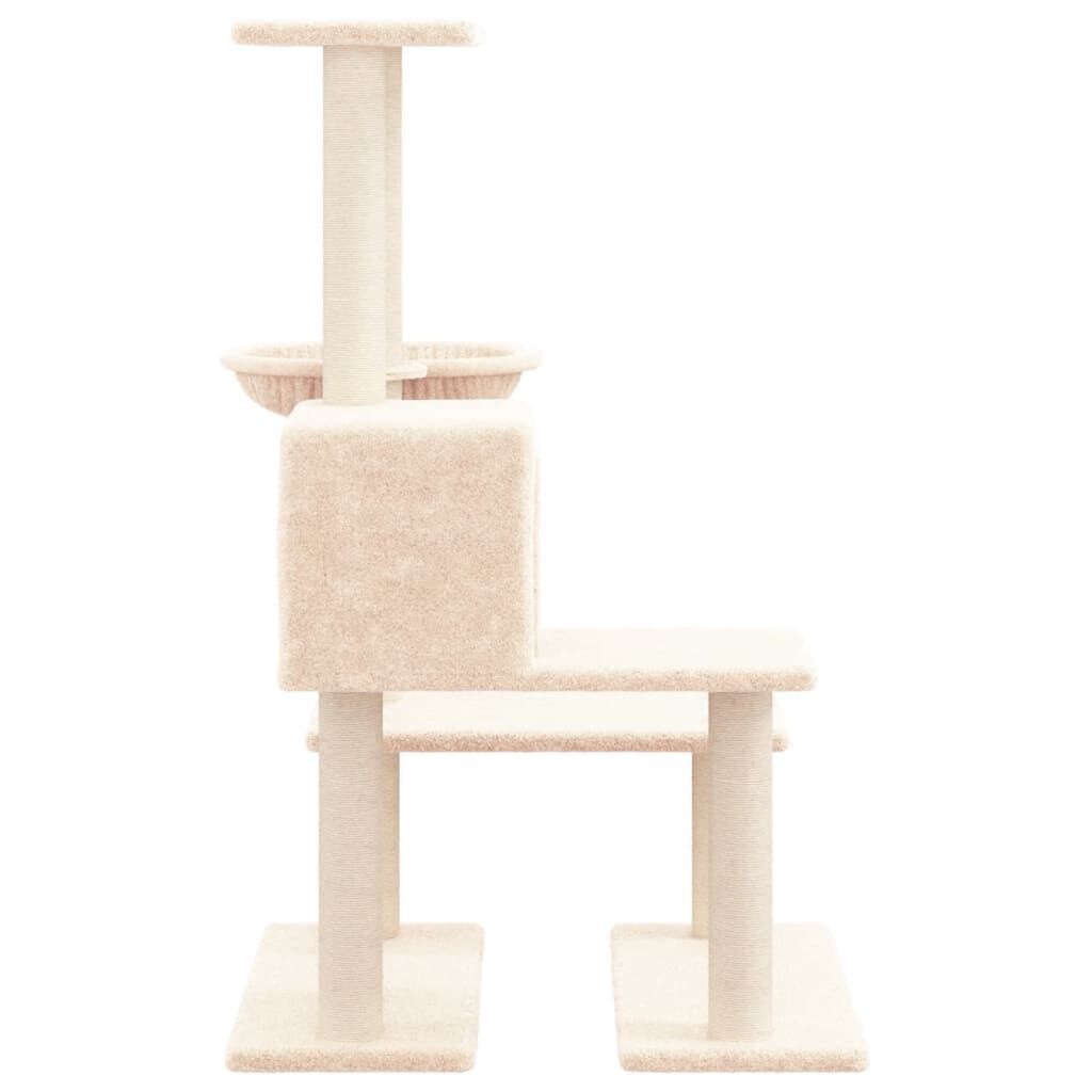 vidaXL Kattenmeubel met Sisal Krabpalen - 94,5 cm Crème (57% Korting)