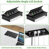 Intrekbare Stekkerdoos met 4x USB & 3x Stopcontact - 34% Korting!