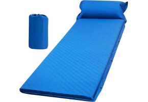 Zelfopblaasbare Kampeermatras met Kussen 200x65x5 cm | 35% Korting!