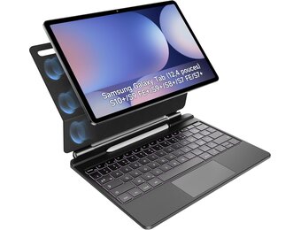 HOU Toetsenbordhoes met Trackpad AZERTY - Samsung Tab 12.4" (27% korting)