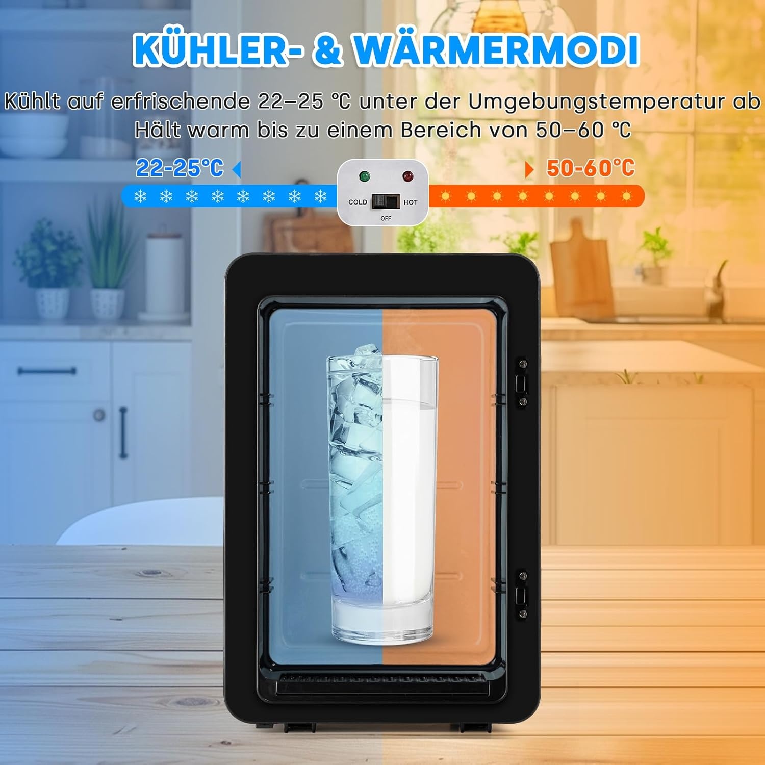 Mini Koelkast Zwart 15L - Koel & Warm - 34% Korting!