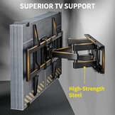 Alphamount TV-muurbeugel 37-80" - Zwenkbaar & Kantelbaar met 34% Korting
