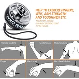 EASJOY Hand Grip Trainer Set met Vingerversterker en Polsbal – 9 Delig
